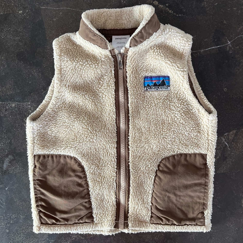 Patagonia kids Sherpa vest size 3T